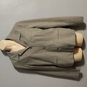 Lauren Ralph Lauren vintage women's gray green label 96%wool 4%lycra spandex